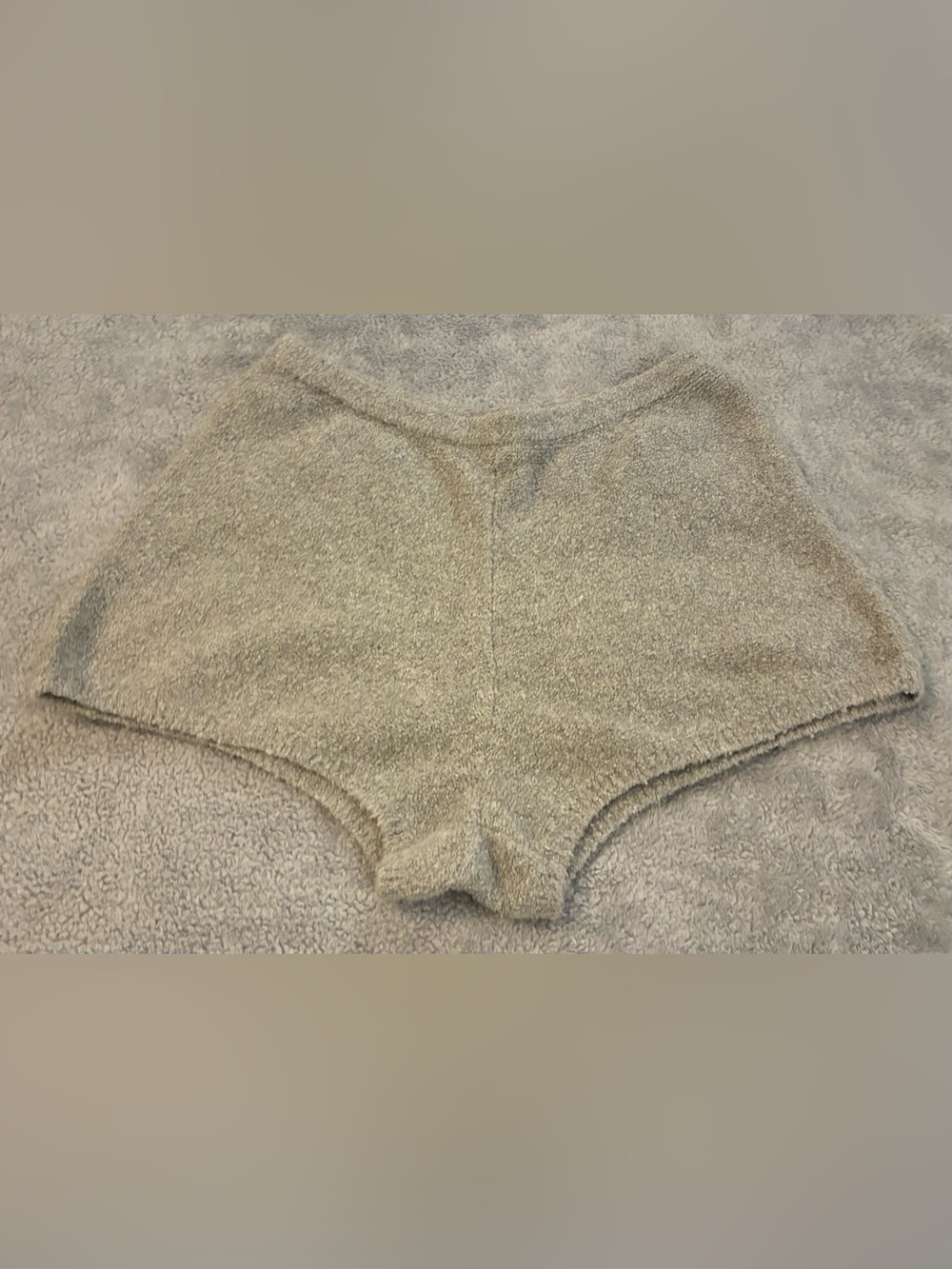 Cozy Women's High-Waist Lounge Shorts - Gray Size XS